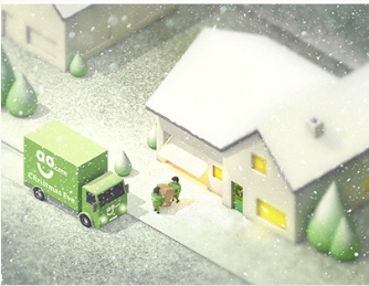 雪景配送动画作品